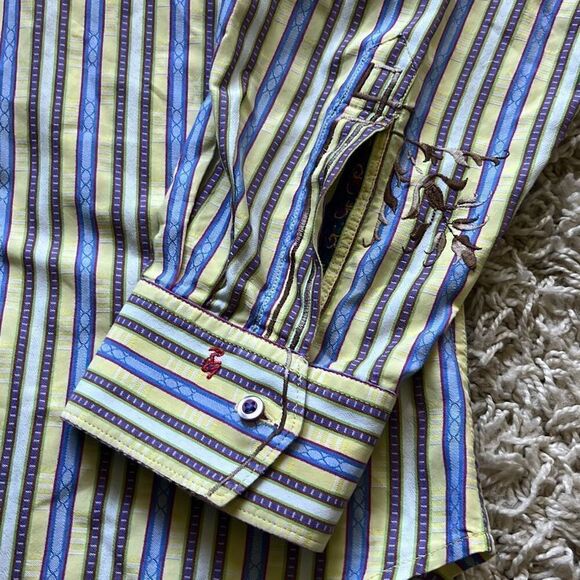 Robert Graham Men's Button Down XL - Picture 4 of 16